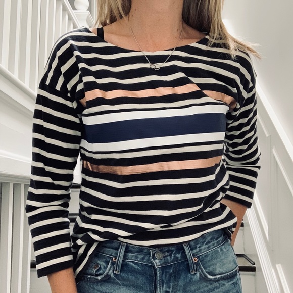J crew striped top - Picture 1 of 5